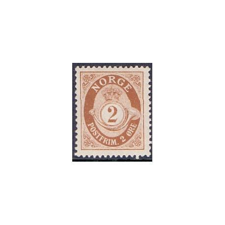 Norge. 1910. Ny gravering. 2 Øre. AFA nr. 76 **