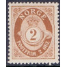 Norge. 1910. Ny gravering. 2 Øre. AFA nr. 76 **