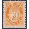 Norge. 1910. Ny gravering. 3 Øre. AFA nr. 77 **