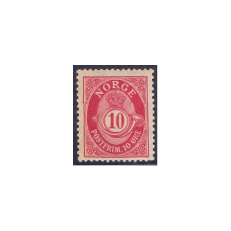 Norge. 1910. Ny gravering. 10 Øre. AFA nr. 79 **