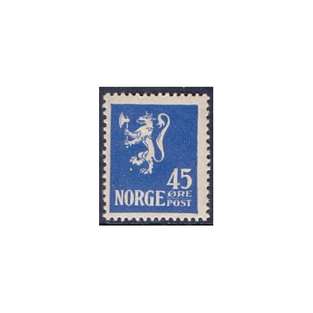 Norge. 1922-24. Løvetype. 45 Øre. AFA nr. 106 **