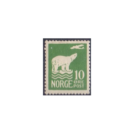 Norge. 1925. Amundsen Polflyvning. 10 Øre. AFA nr. 110 **