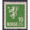 Norge. 1926. Løvetype. 10 Øre. AFA nr. 118 ** st. stemplet postfrisk