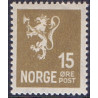 Norge. 1926. Løvetype. 15 Øre. AFA nr. 119 **                        st. stemplet postfrisk