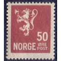 Norge. 1926. Løvetype. 50 Øre. AFA nr. 124 **                       st. stemplet postfrisk