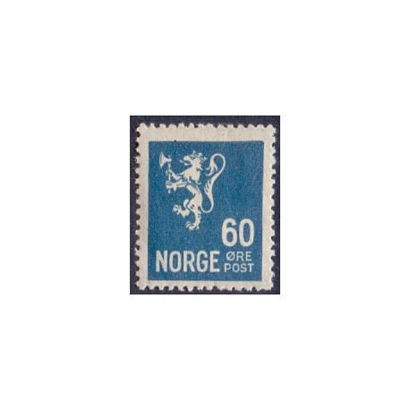 Norge. 1926. Løvetype. 60 Øre. AFA nr. 125 **                      st. stemplet postfrisk