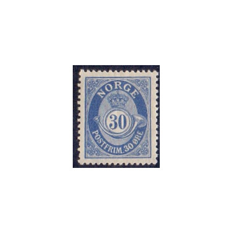 Norge. 1927. Suppleringsværdi 30 øre. AFA nr. 126 ** st. stemplet postfrisk
