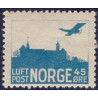 Norge. 1927. Luftpost, 45 Øre. Tp II. AFA nr. 127 **                                                    st. stemplet postfrisk