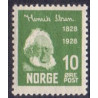 Norge. 1928. Henrik Ibsen. 10 øre. AFA nr. 135 ** st. stemplet postfrisk