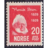 Norge. 1928. Henrik Ibsen. 20 øre. AFA nr. 137 ** st. stemplet postfrisk