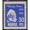 Norge. 1928. Henrik Ibsen. 30 øre. AFA nr. 138 ** st. stemplet postfrisk