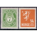Norge. 1929. Supperingsværdier. AFA nr. 153-54 ** st. stemplet postfrisk