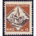 Norge. 1930. Olav den Hellige. 15 Øre. AFA nr. 156 **  st. stemplet postfrisk