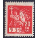 Norge. 1930. Olav den Hellige. 20 Øre. AFA nr. 157 **  st. stemplet postfrisk