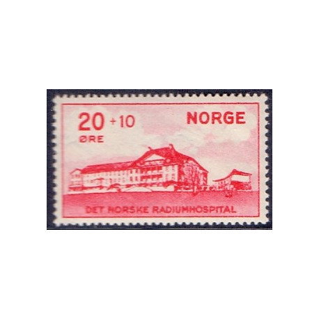 Norge. 1931. Radiumfonden. 20+10 Øre. AFA nr. 162 **  st. stemplet postfrisk
