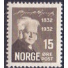 Norge. 1932. Bj, Bjørnson fødsel. 15 Øre. AFA nr. 164 **  st. stemplet postfrisk