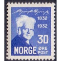 Norge. 1932. Bj, Bjørnson fødsel. 30 Øre. AFA nr. 166 ** st. stemplet postfrisk