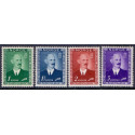 Norge. 1946, Haakon VII. AFA nr. 329-32 ** stemplet postfrisk FDC