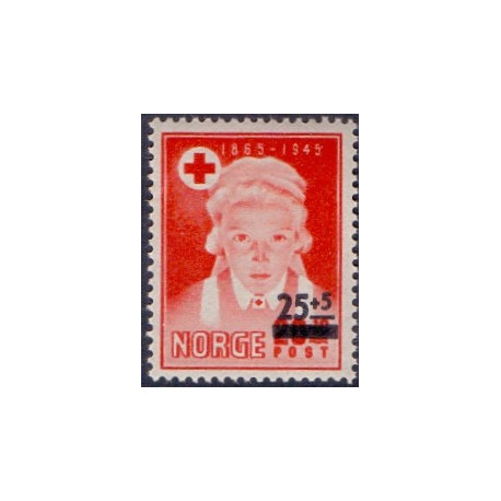 Norge. 1948. Røde Kors provisorium. AFA nr. 352 ** stemplet postfrisk FDC