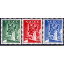 Norge. 1950. Oslo 900-års jubilæum. AFA nr. 362-64 ** stemplet postfrisk FDC