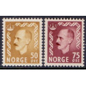 Norge. 1957. Haakon VII suppleringsværdier. AFA nr. 428-29 ** stemplet postfrisk FDC