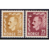 Norge. 1957. Haakon VII suppleringsværdier. AFA nr. 428-29 ** stemplet postfrisk FDC