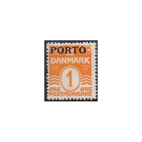 Danmark Portomærke 1921 AFA nr. 1 **/NHM stemplet/used