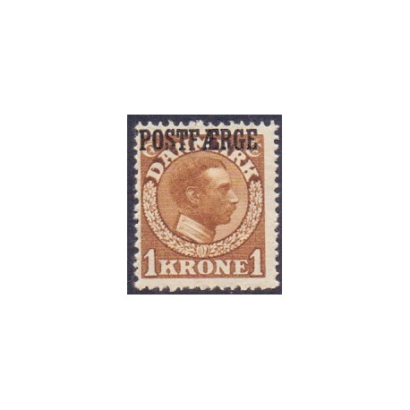 Danmark Postfærge 1919-20 AFA nr.  4 **/MNH stemplet/used
