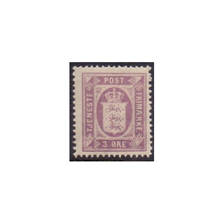 Danmark Tjenste 1875 AFA nr 4 **/MNH stemplet/used