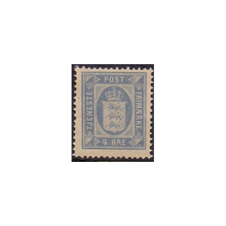 Danmark Tjenste 1875 AFA nr 5a **/MNH stemplet/used