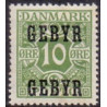 Danmark Gebyrmærke 1923 AFA nr. 1 **/MNH stemplet/used
