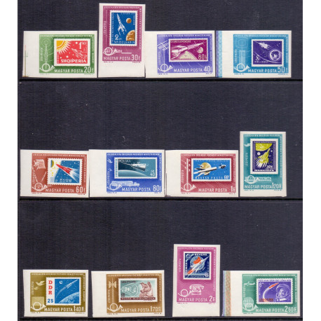 Ungarn/Hungary 1963. Space UTAKKET, AFA nr 1870U-81U **