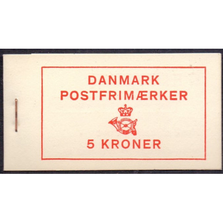 Danmark 5 kr. frimærkehæfte AFA H25L