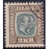 Island. 1907. Dobbelt konger 2 kr, AFA nr. 61 ** postfrisk st. stemplet FDC