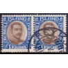 Island. 1920. Chr. X. AFA Specialkatalog VARIANT nr. 96m, i parstykke st.