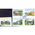 2017. Sommerhuse, AFA nr. 1911-15, postfrisk Stemplet FDC