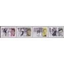 Norge. 2009. Norsk populærmusik. AFA nr. 1691-94 ** stemplet postfrisk FDC