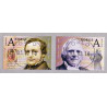 Norge. 2010. Norske personligheder AFA nr. 1707-08 ** stemplet postfrisk FDC