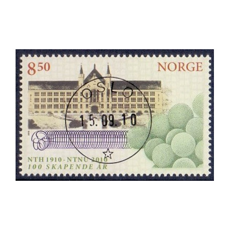 Norge. 2010. NTNU 100 år. AFA nr. 1730 **   stemplet postfrisk FDC