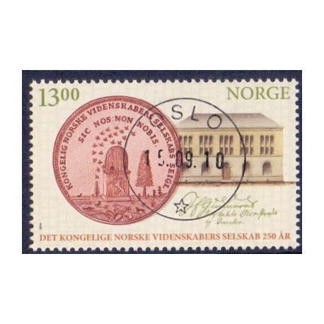 Norge. 2010. DKNVS 250 år AFA 1731 st.   stemplet postfrisk FDC