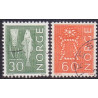 Norge. 1967. Farveændringer. i FLOUR AFA nr. 537F-38F  **  stemplet postfrisk FDC