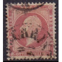 Norge. 1856-57. 8 Sk. Brunlilla, AFA nr 5 *  st. stemplet postfrisk