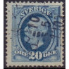 Sverige. 1911. Kong Oscar 20 Øre. AFA nr. 55 **  postfrisk stemplet FDC st,
