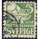 Sverige. 1933. Postsparebankens jubilæum, tp. II AFA nr. 221Ba **  postfrisk stemplet FDC st,