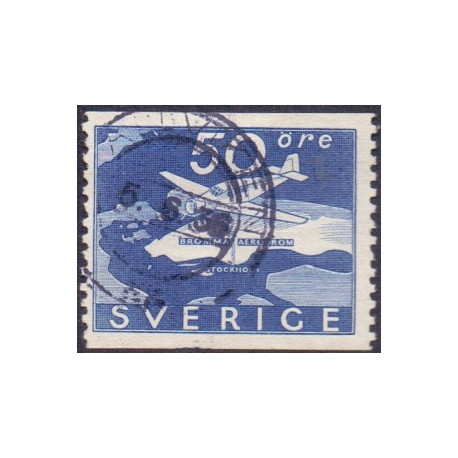 Sverige. 1936. Bromma lufthavn. AFA 243 **  postfrisk stemplet FDC st,