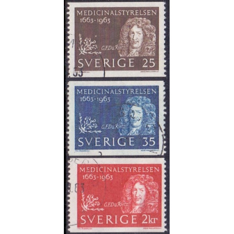 Sverige. 1963. Medicinalstyrelsen. AFA nr. 514-16 **  postfrisk stemplet FDC st,