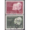 Sverige. 1968. Nobelpristager 1908, AFA nr. 632Cv-633Ch **    postfrisk stemplet FDC st,