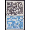 Sverige. 1969. Nordens dag, 45-70 Øre, AFA nr. 636-37 **  postfrisk stemplet FDC st,