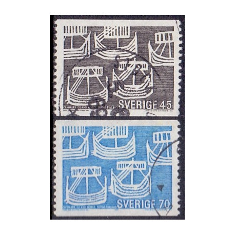 Sverige. 1969. Nordens dag, 45-70 Øre, AFA nr. 636-37 **  postfrisk stemplet FDC st,