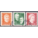 Sverige. 1971. Nobelpristager 1911, 55-85 Øre. AFA nr. 740-42 **  postfrisk stemplet FDC st,
